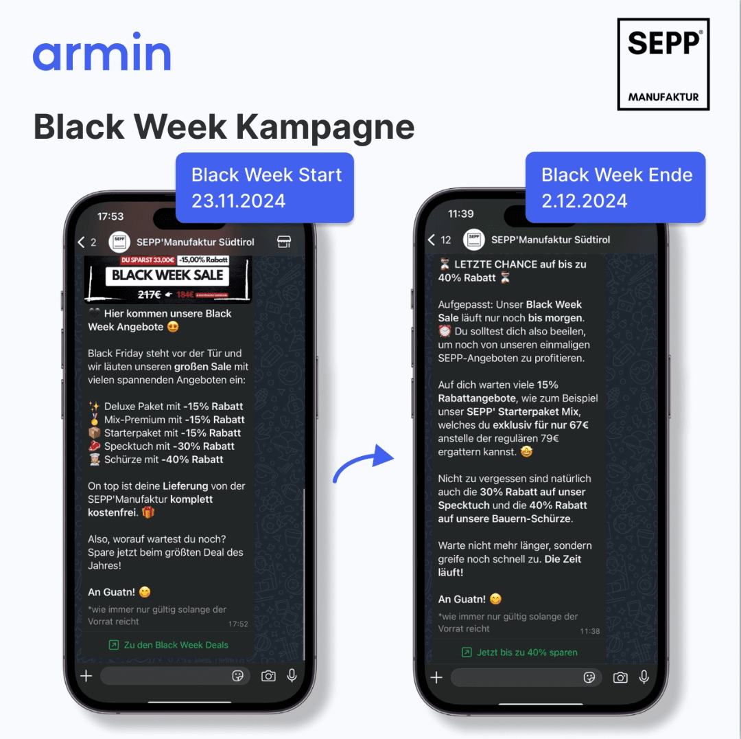 SEPP'Manufaktur WhatsApp Marketing Case Study