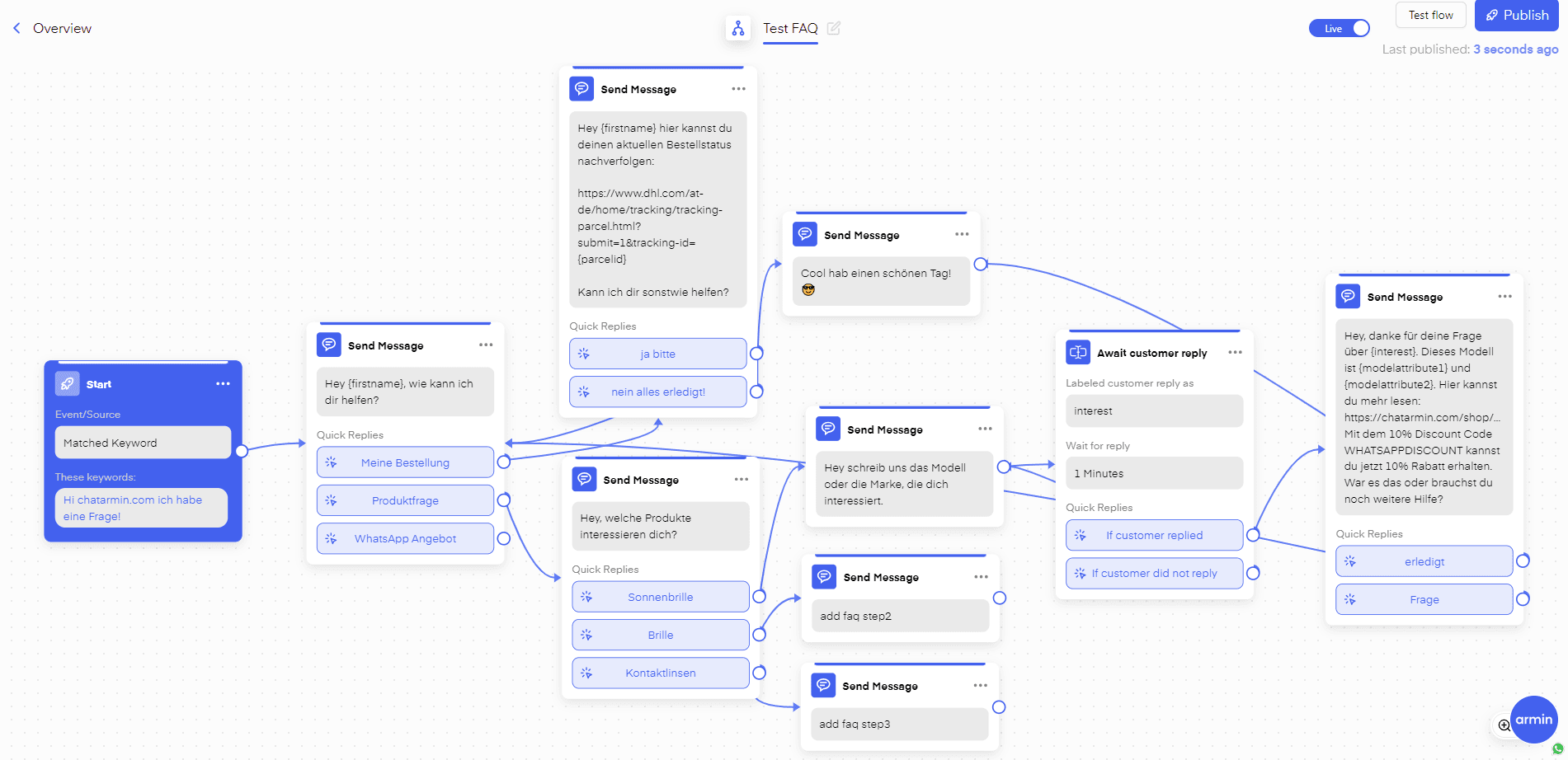 Create WhatsApp Campaigns Chatarmin Chatarmin